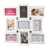 Pele-mele rectangulaire - plastique - blanc - 9 photos