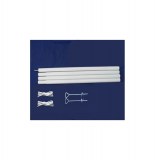 Kit de fixation pour toile solaire - accessoire de jardin