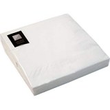 Lot de 40 serviettes blanches 38x38 cm 2 pli