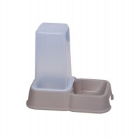 Distributeur de croquettes - 1.5 l - gris