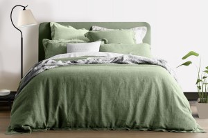 Housse de couette unie lin lavé - achat- revente - fournisseur