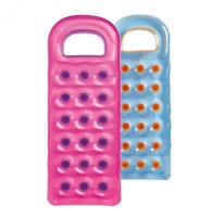 Matelas gonflable de piscine 18 poches - suntanner - intex