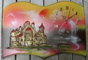 Pendules en bois decorative