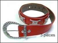 Destockage lot de 123 ceintures strass femme !