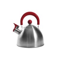 Bouilloire tous feux - inox - 1.5l - rouge