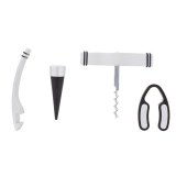 (DESTOCKAGE) Set de 4 - Tire-bouchon / Coupe capsule / Décapsuleur / Bouchon