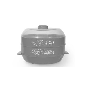 Cuit vapeur à 2 étages - spécial micro ondes