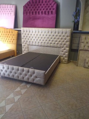 2 personnes 160x200 lit coffre complet avec matelas- lit tete