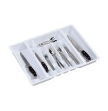 Boîte de couverts - blanc - rangement modulable