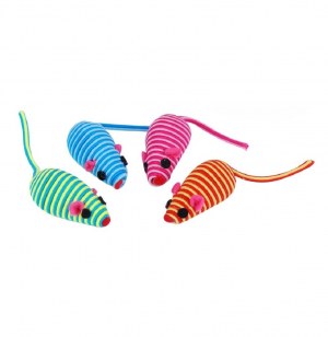 Jeu en caoutchouc - chat - lot de 4