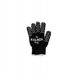 Gant anti chaleur - coton - rouge / noir