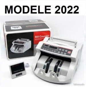 Compteuse de billet pro et detecteur de faux neuf emballe
