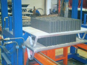 Machine de bloc beton fabrication de paves, parpaing