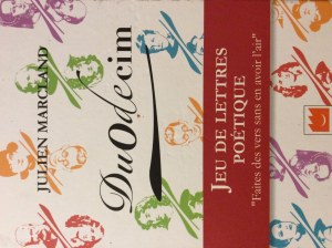 DUODECIM : Jeux de lettre poétique.