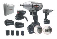 KRAFTMULLER KM-CORDLESS/IMPACT WRENCH/ CLE A CHOC 36V 4.0AH PRO LINE DOUBLE BATTER...
