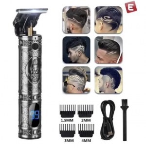 Tondeuse cheveux barbe professionnelle hommes tondeuse Rechargeable par USB