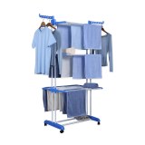 Herzberg HG-8034BLU: Porte-vêtements de Déménagement - Bleue 1