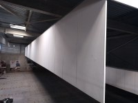 Panneaux acoustiques blancs suspendus