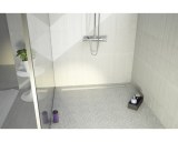 Receveur linéaire Jackon JACKBOARD Aqualine Pro 120 x 90 cm (4511424) + SIPHON 75 cm