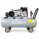 COMPRESSEUR 100LITRES 3CV KRAFTMULLER - CAPACITÉ CUVE: 100L