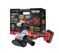 MEULEUSE D'ANGLE 20V SANS FIL KRAFTMULLER 125 MM, 2 BATTERIE 4.0 AH, CHARGEUR