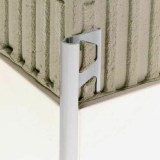 Profilés quart de rond protection brillant aluminium chromé