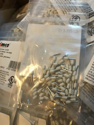 DESTOCK SURPLUS - Embout de câble 0.50 mm² x 8 mm partiellement isolé