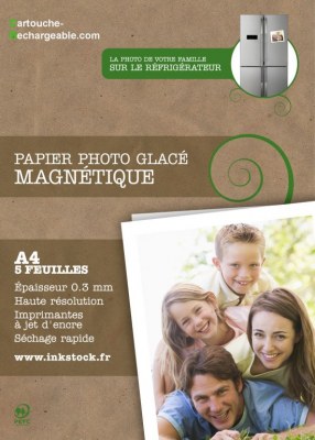 Papier photo magnétique format A4