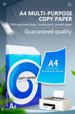 Vente de papiers A4, palettes, containers 20" et 40", 