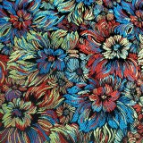 Tissu de brocart au broderie fine - Vente tissus en gros ou moyen quantité (G96)