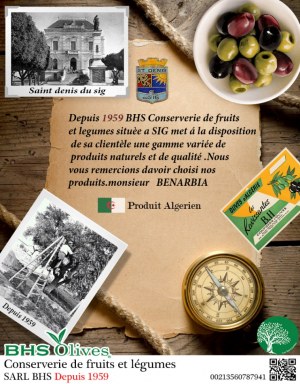 OLives Algerie BHS Olives Depuis 1959