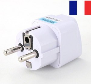 PRISE ADAPTATEUR SECTEUR DE VOYAGE UK VERS EU