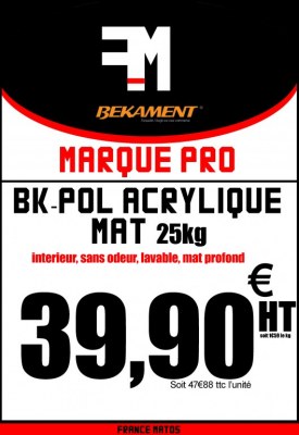 Peinture mat 25 kg