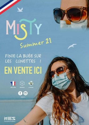Déstockage : Misty - Clip pour masque anti-buée
