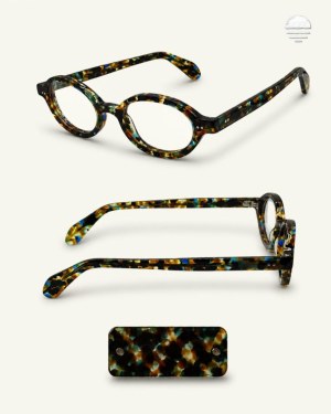 LOT DE LUNETTES FRANÇAISES - acetate recyclé - 4 modèles