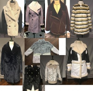 Vendre manteau en fausse fourrures