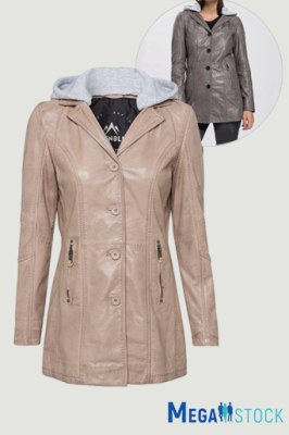 ALPENBLITZ vestes en cuir pour femmes, destockage