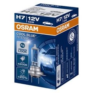 AMPOULE AUTO OSRAM H7 12V 55W 4200K COOL BLUE
