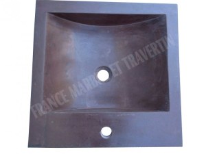 Andésite Bordeaux Évier 40x50 cm