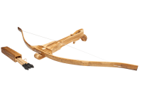Arc en bois arbalète en bois jouet médiéval
