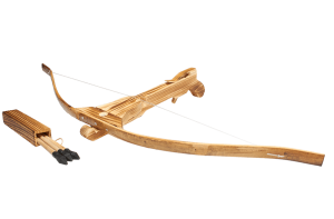 Arc en bois arbalète en bois jouet médiéval
