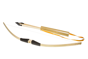 Arc en bois et fleches ou pointes