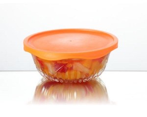 Coupelle en verre avec couvercle