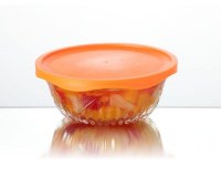 Coupelle en verre avec couvercle