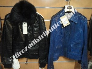 Veste Cuir Marlboro Classics Femme.