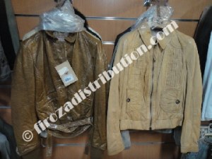 Veste Cuir Marlboro Classics Femme.