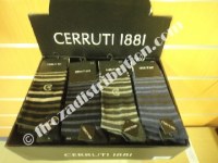 Chaussettes Cerruti 1881 rayées.
