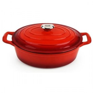 Cocotte-ovale-33-cm-Rouge-ARTHUR-MARTIN-Tous-feux-dont-induction-et-four Cocotte-ovale...