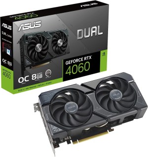 ASUS Dual GeForce RTX™ 4060 OC Edition 8GB GDDR6 (PCIe 4.0, 8GB GDDR6, DLSS 3, HDMI 2...)