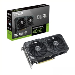 ASUS Dual GeForce RTX™ 4060 Ti OC Edition 8GB GDDR6 (PCIe 4.0, 8GB GDDR6, DLSS 3, HDMI...)